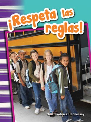 cover image of ¡Respeta las reglas! Read-along eBook